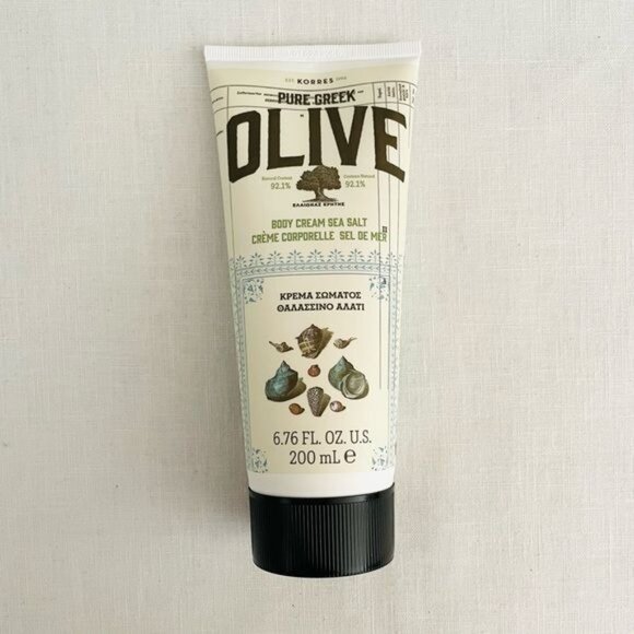 Korres Pure Greek Olive Body Cream Sea Salt 6.75 FL OZ Hydrating Cream - Picture 8 of 8